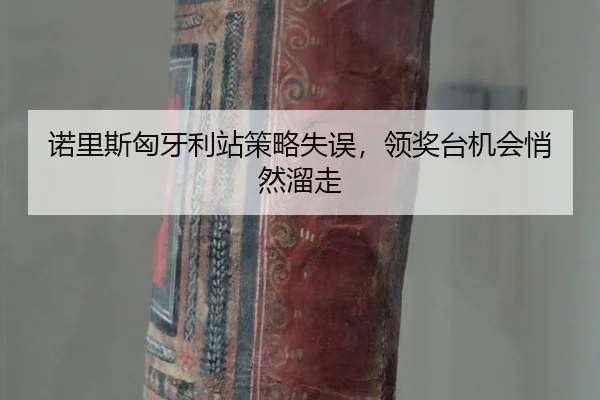 诺里斯匈牙利站策略失误，领奖台机会悄然溜走